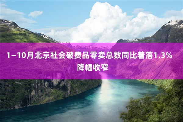 1—10月北京社会破费品零卖总数同比着落1.3%   降幅收窄